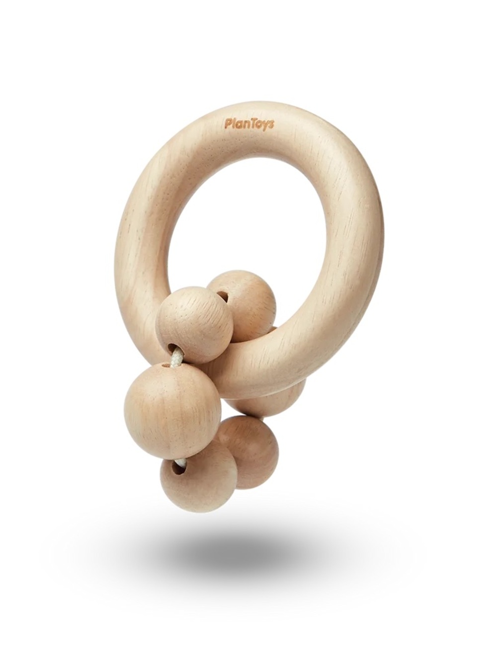 PlanToys Natural Wood Ring Rattle